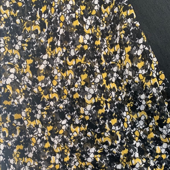 Diane von Furstenberg - Black/Yellow/White Women's Top - Silk and Mesh - Picture 2 of 8